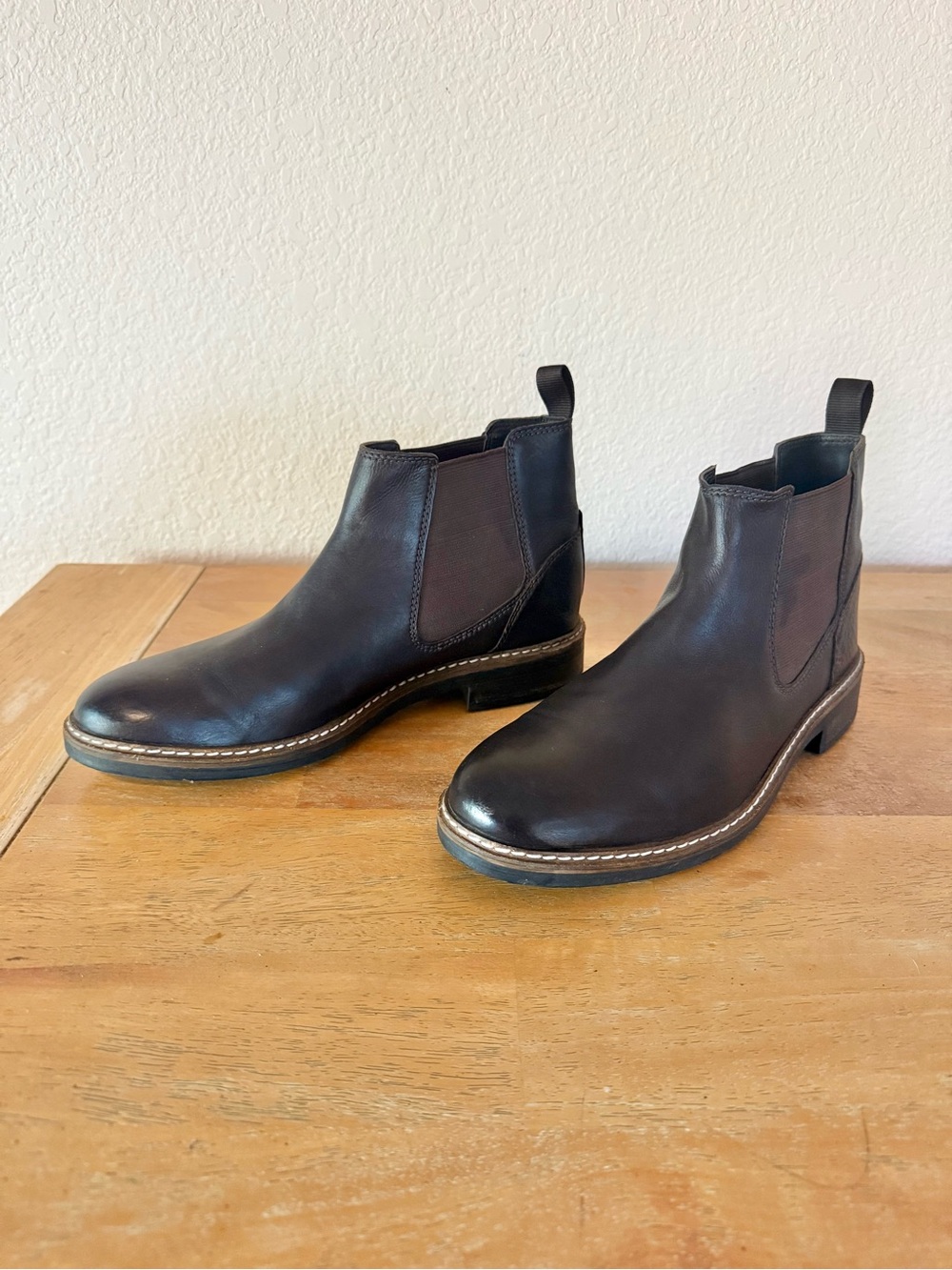 Men's Clark’s chelsea boots dark brown leather - Picture 2 of 11